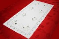 BIEŻNIK ŚWIĄTECZNY NA STÓŁ I ŁAWĘ 50x100cm BOŻE NARODZENIE DZWONEK PROSTOKĄT