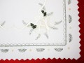 BIEŻNIK ŚWIĄTECZNY NA STÓŁ I ŁAWĘ 50x100cm BOŻE NARODZENIE DZWONEK PROSTOKĄT