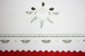 BIEŻNIK ŚWIĄTECZNY NA STÓŁ I ŁAWĘ 50x100cm BOŻE NARODZENIE DZWONEK PROSTOKĄT