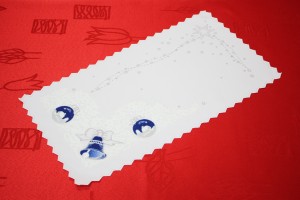 Serwetka świąteczna z nadrukiem Boże Narodzenie 25x45cm FINLANDIA  PROSTOKĄT 