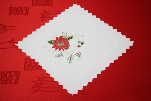 Serwetka świąteczna z nadrukiem Boże Narodzenie 30x30cm KWADRAT GWIAZDA BETLEJEMSKA