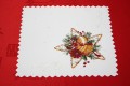 Serwetka świąteczna z nadrukiem Boże Narodzenie 30x30cm KWADRAT SŁOMKA