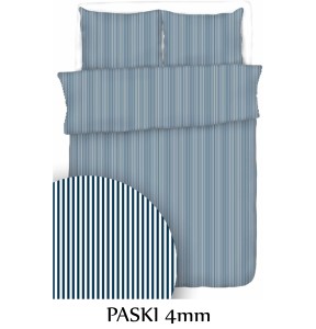 Pościel hotelowa 100% Bawełna Kora | PASKI 4 MM