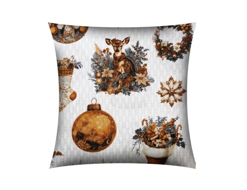 POSZEWKA NA PODUSZKĘ JASIEK 40x40cm 100% BAWEŁNA Renforce | Wykończenie satynowe | RETRO ŚWIETA POPIEL .jpg