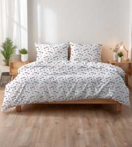 Pościel 100% BAWEŁNA Renforce | 160x200cm (poszwa) + 2x 70x80cm (poszewki) | Wykończenie satynowe | ZAPRZĘG RENIFERÓW