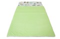 ŚPIWOREK DLA DZIECKA PRZEDSZKOLAKA 70x125 cm / 75x140 cm MINKY SELEDYN + JEŻ I SARNA