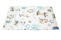 ŚPIWOREK DLA DZIECKA PRZEDSZKOLAKA 70x125 cm / 75x140 cm MINKY SELEDYN + JEŻ I SARNA