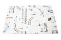 ŚPIWOREK DLA DZIECKA PRZEDSZKOLAKA 70x125 cm / 75x140 cm MINKY GRANAT + CIUCHCIA