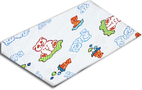 Poszewka na poduszkę KLIN 38x30cm 60x40cm MISIE NIEBIESKIE