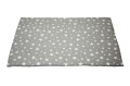 ŚPIWOREK DLA DZIECKA PRZEDSZKOLAKA 70x125 cm / 75x140 cm MINKY POPIEL + GWIAZDKI NA SZARYM