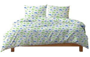 Pościel 100% BAWEŁNA Renforce | 160x200cm (poszwa) + 2x 70x80cm (poszewki) | Wykończenie satynowe | DINUSIE