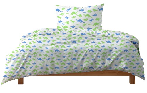 Pościel 100% BAWEŁNA Renforce DLA DZIECI | 135x100cm (poszwa) + 1x 40x60cm (poszewka) | Do łóżeczka, przedszkola, żłobka | Wykończenie satynowe | DINUSIE.jpg