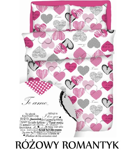 Pościel hotelowa 100% Bawełna Kora | RÓŻOWY ROMANTYK.jpg