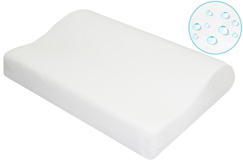 POSZEWKA NA PODUSZKĘ ORTOPEDYCZNĄ 30x50 100% BAWEŁNA JERSEY + MEMBRANA PU NIEPRZEMAKALNA