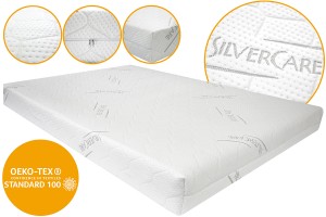 PIKOWANY POKROWIEC NA MATERAC ZAPINANY NA ZAMEK GRAMATURA: 350G/M2 SILVERCARE