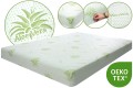 PIKOWANY POKROWIEC NA MATERAC ZAPINANY NA ZAMEK GRAMATURA: 350G/M2 ALOE VERA