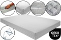 PIKOWANY POKROWIEC NA MATERAC ZAPINANY NA ZAMEK WODOODPORNY I NIEPRZEMAKALNY VIP GRAMATURA: 240G/M2