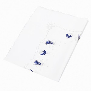 Obrus świąteczny 130x155cm Boże Narodzenie (Bożonarodzeniowy) GRANATOWA FINLANDIA