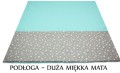 Namiot dla dzieci TIPI WIGWAM + 3 PODUSZKI H1 BIAŁE GWIAZDKI + MIĘTA