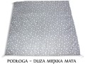 Namiot dla dzieci TIPI WIGWAM L2 - BIAŁE GWIAZDKI + SZARY