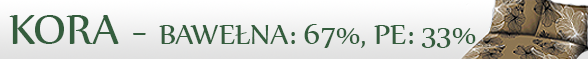 Pościel Kora - Bawełna 67%, Poliester: 33%