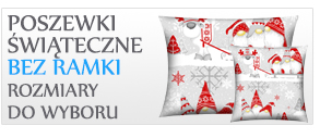 Poszewki świąteczne różne rozmiary bez ramki