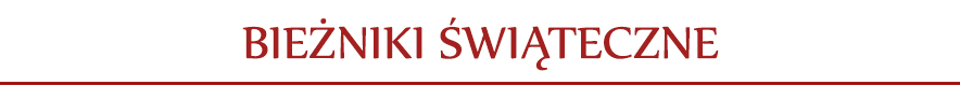 Bieżniki świąteczne